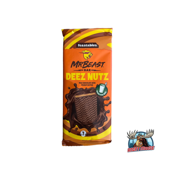 Feastables MrBeast Deez Nuts Bar 60 g Angry Moose